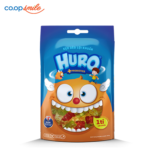 Kẹo dẻo lợi khuẩn Huro 105g