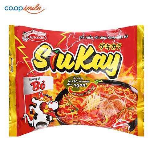 Mì Siukay Ace. Vị bò 127g