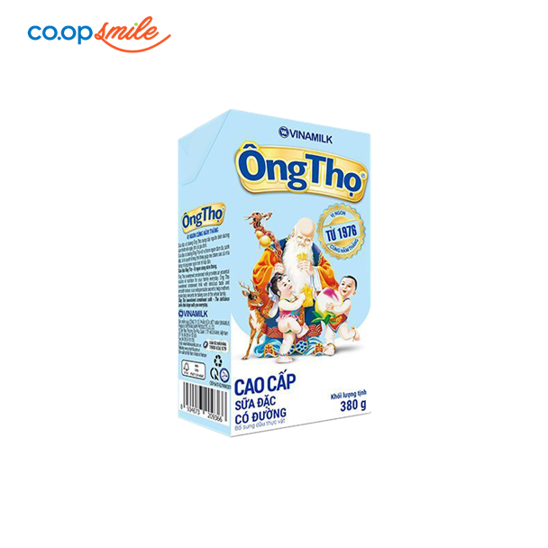 Sữa đặc ÔngThọ chữ xanh hộp giấy 380g