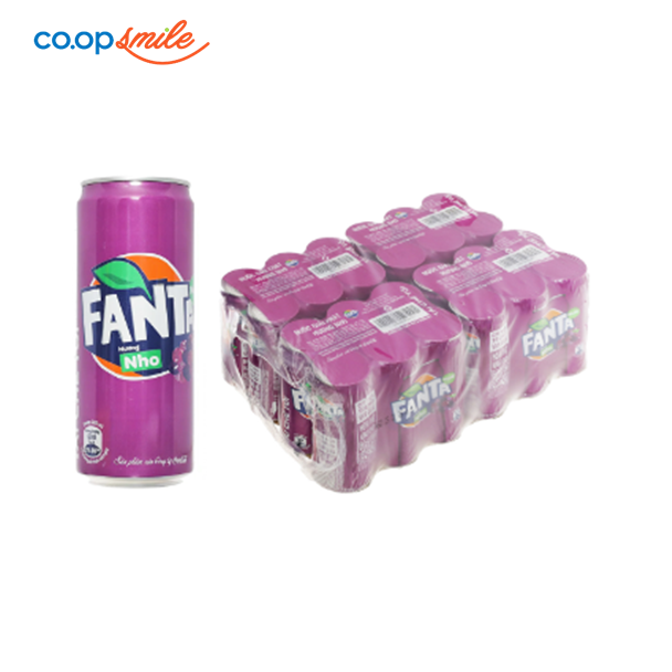 Nước giải khát Fanta nho loncao thùng 24x320ml