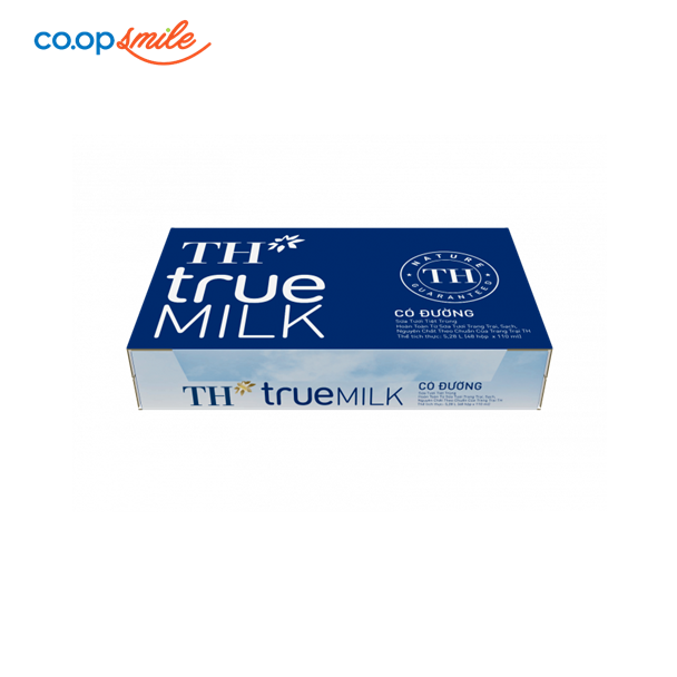 Sữa tươi tiệt trùng TH có đường thùng 48x110ml
