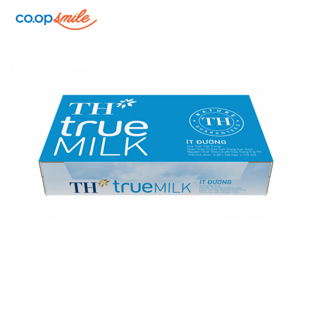 Sữa tươi tiệt trùng TH ít đường thùng 48x110ml