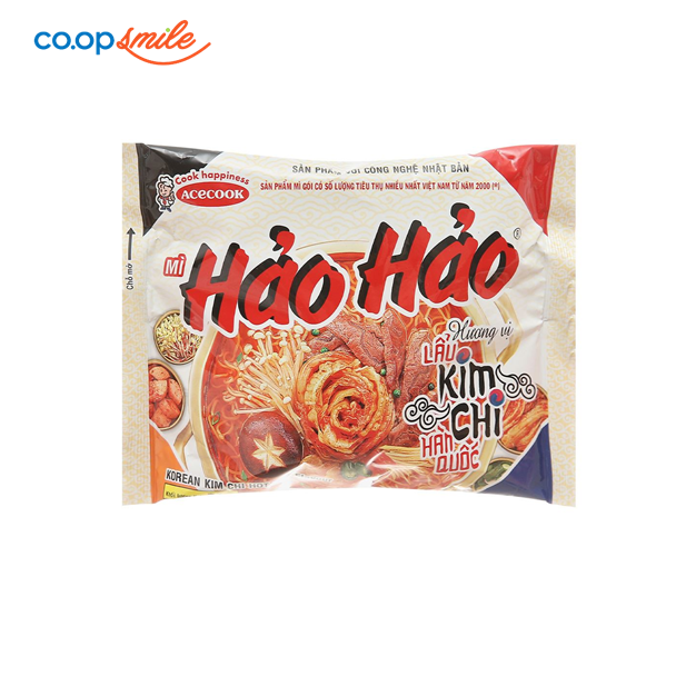 Mì Hảo Hảo vị lẩu kim chi Hàn Quốc gói 75g
