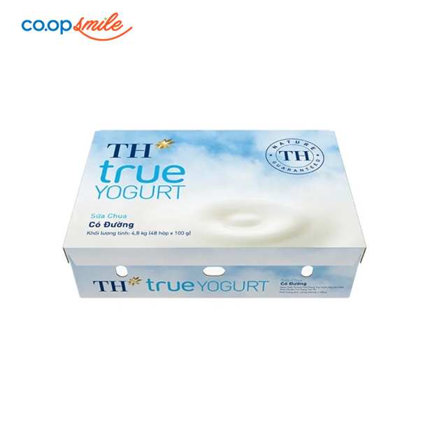 Sữa chua TH True có đường thùng 48x100g