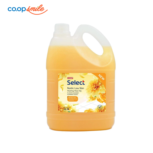 Nước lau sàn Coop Select hoa hạ 3.6L