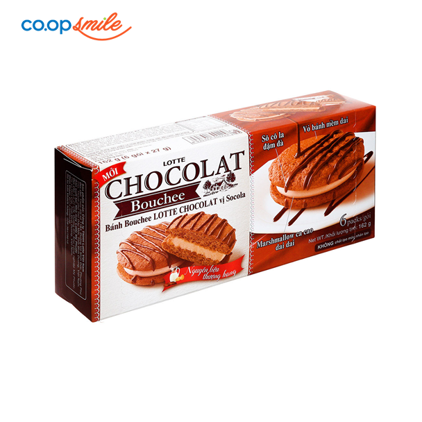 Bánh Bouchee LOTTE CHOCO vị soco 162g