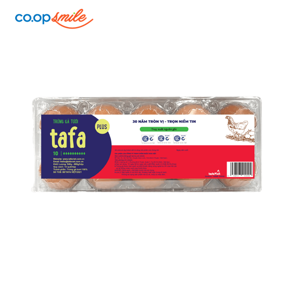 Trứng gà tươi Tafa Plus (10 trứng)