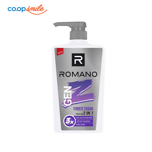 Sữa tắm gội ROMANO GenZ Forest Cedar 610g