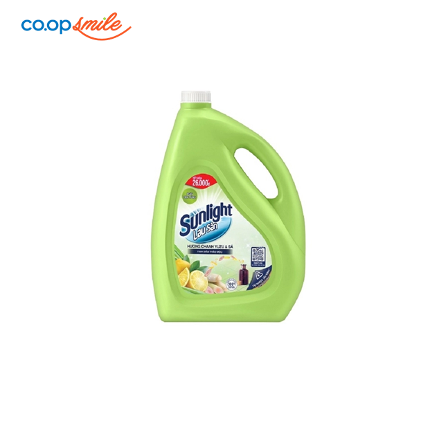 Nước lau sàn SunLight Bio-Shield chanhYuzu & sả 3.6kg