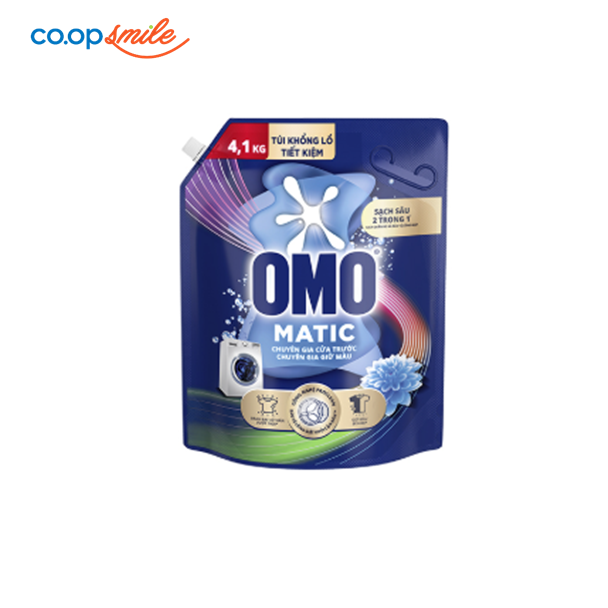 Nước giặt Omo cửa trước giữ màu 4.1kg