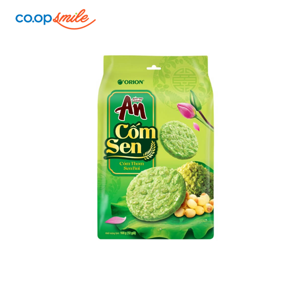 Bánh gạo nướng ORION AN cốm sen 168g