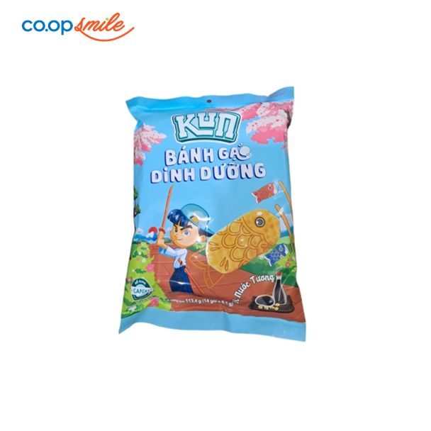 Bánh gạo dinh dưỡng KUN vị nước tương 113.4g