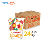 Mì Omachi lẩu tomyum hải sản thùng 71g x 24 ly