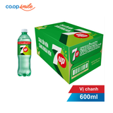 Nước giải khát 7up chai thùng 24x600ml
