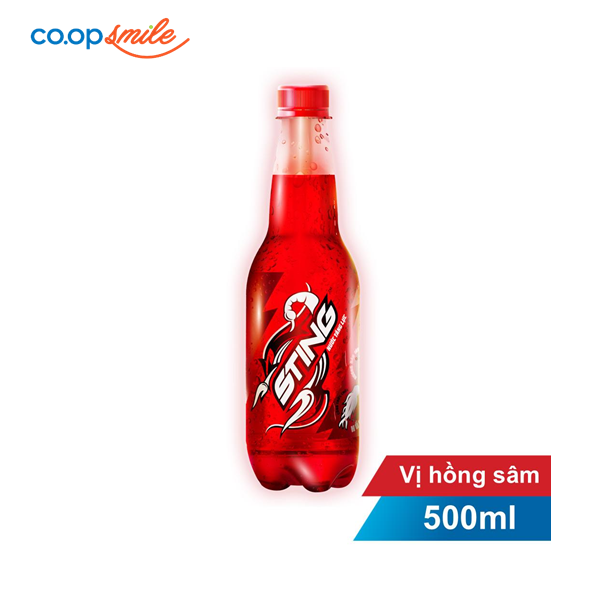 Nước tăng lực STING dâu tây chai 500ml