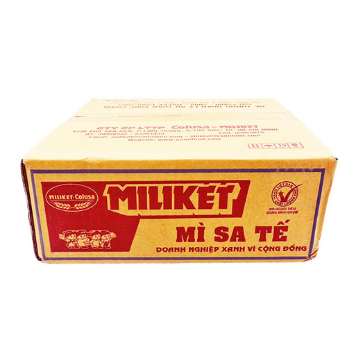 Mì MILIKET vị sate thùng 30x75g