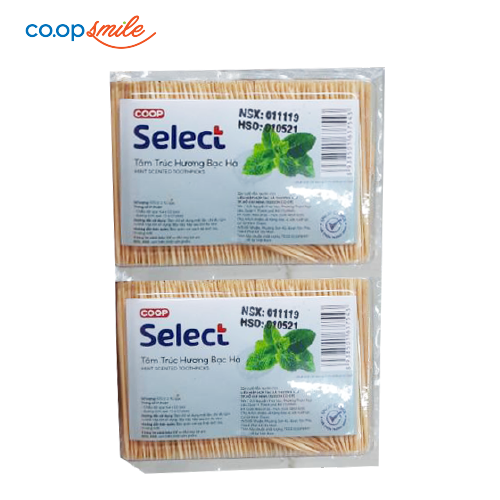 Tăm trúc hương quế Co.op Select 65g