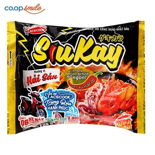 Mì Siukay Ace. Vị hải sản 128g