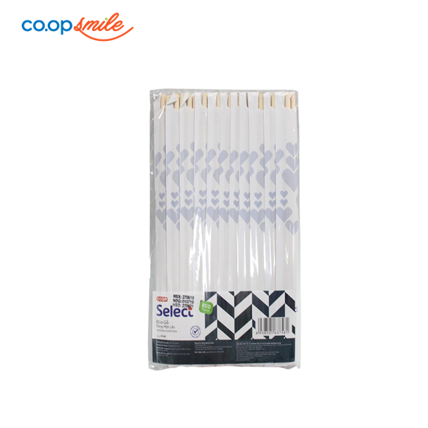 Đũa gỗ tách Coop Select 30 đôi