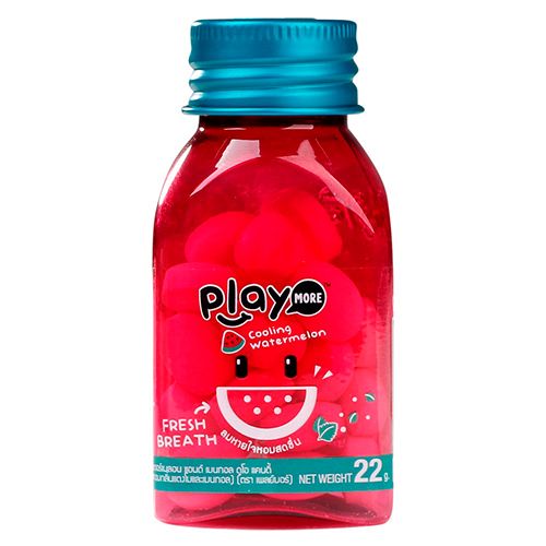 Kẹo the Playmore dưa hấu hũ 22g