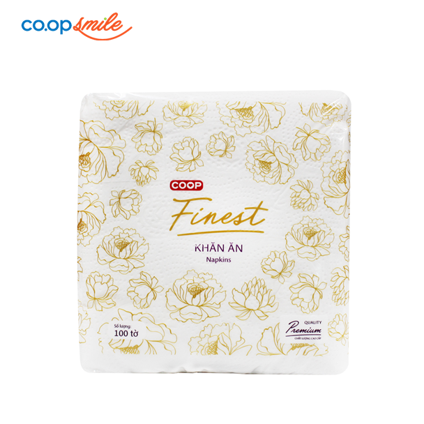 Khăn ăn Co.op Finest 33x33-100t