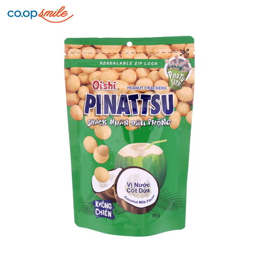 Snack đậu phộng cốt dừa OISHI 95g