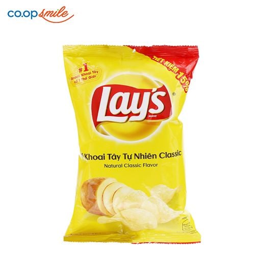 Snack khoai tây LAY'S tự nhiên 58g