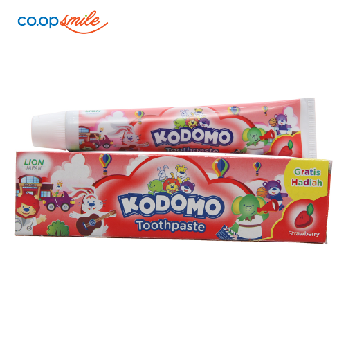 Kem đánh răng trẻ em KODOMO dâu 45g