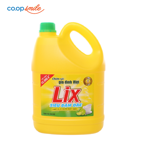 Nước rửa chén LIX hương chanh 3.5kg