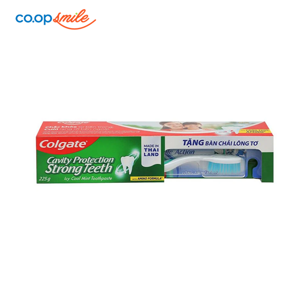 Kem đánh răng COLGATE ngừa sâu răng XL 225g + bàn chải đánh răng