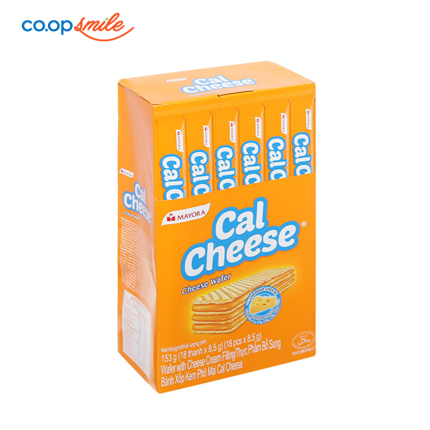 Bánh xốp CalCheese hộp giấy 153g