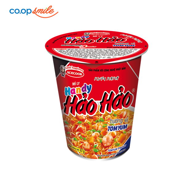 Mì Handy Hảo Hảo vị Tomyum ly 67g