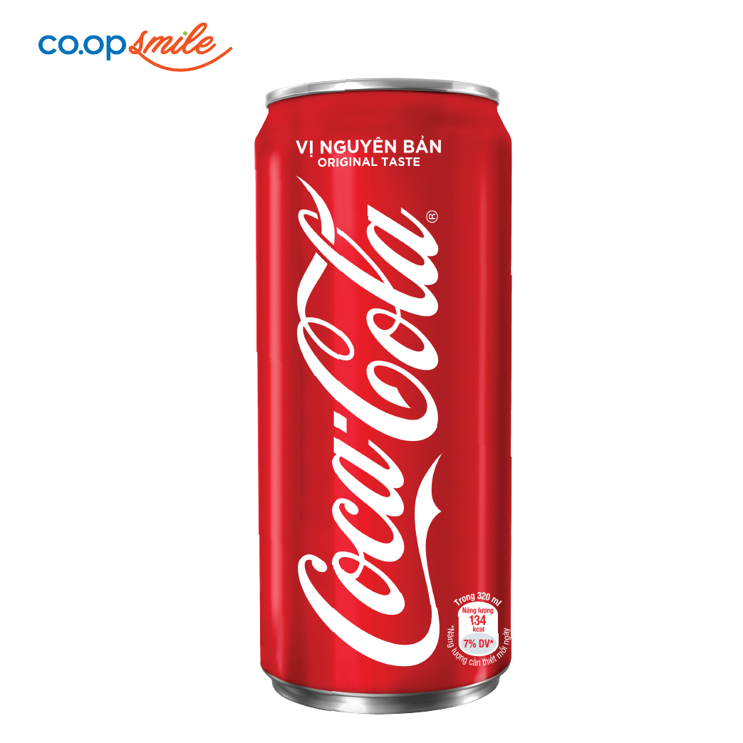 Nước giải khát Coca Cola Cola lon 320ml