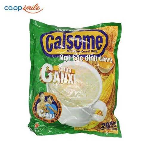Bột ngũ cốc CALSOME vani gói 20x25g