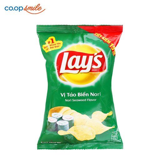 Snack khoai tây LAY'S Tảo Nori 58g