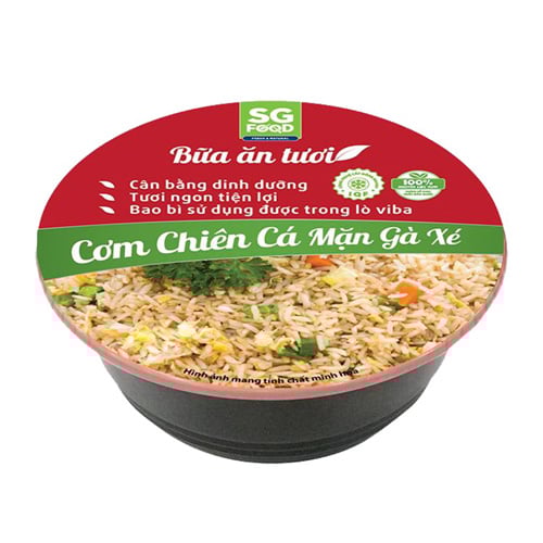 Cơm chiên cá mặn gà xé SGFOOD 250g (đông lạnh)