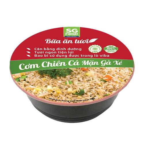 Cơm chiên cá mặn gà xé SGFOOD 250g (đông lạnh)