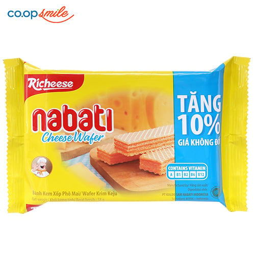 Bánh xốp Nabati RICHEESE phô mai 50g