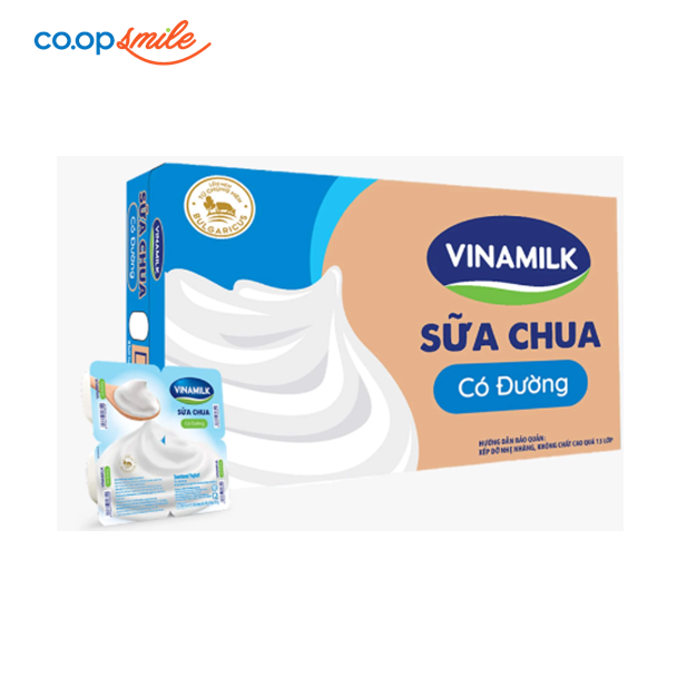 Sữa chua Vinamilk có đường thùng 48x100g