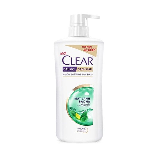 Dầu gội CLEAR mát lạnh bạc hà sảng khoái 630g