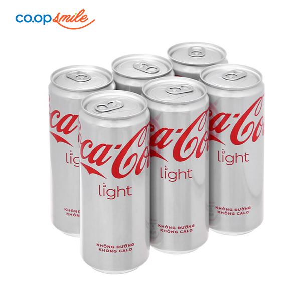 Nước giải khát Coca Light lon6x320ml