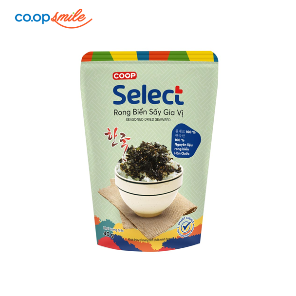 Rong biển sấy gia vị Coop Select 40g