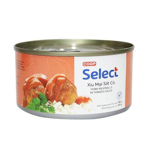 Xíu mại sốt cà Co.op Select có khóa 185g