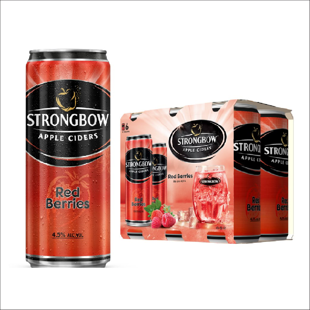 Nước táo StrongBow Red lon lốc 6x330ml