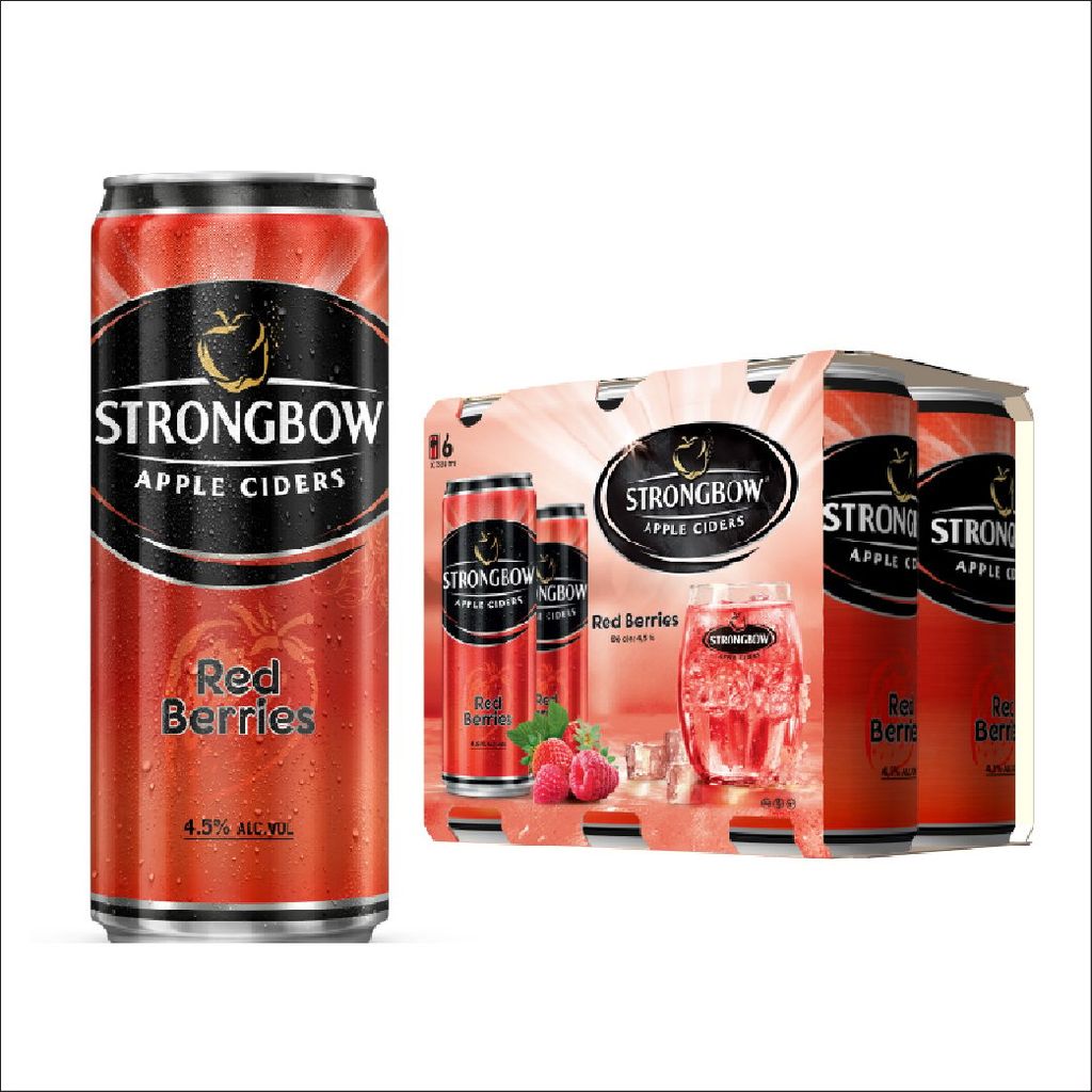 Nước táo StrongBow Red lon lốc 6x330ml