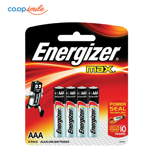 Pin tiểu ENERGIZER AAA Max E92BP4 4 viên