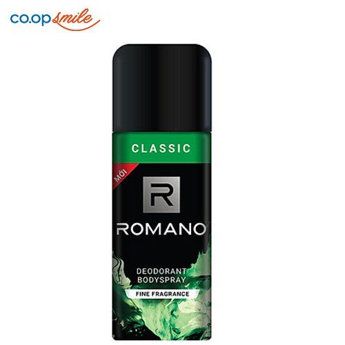 Xịt khử mùi nam ROMANO Classic 150ml