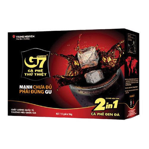 Cà phê hòa tan 2in1 G7 hộp 15x16g