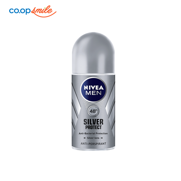 Lăn khử mùi NIVEA men phân tử bạc 50ml