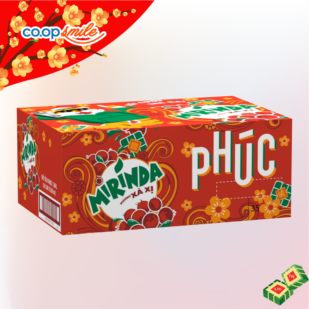 Nước giải khát Mirinda xaxi lon cao thùng 24x320ml